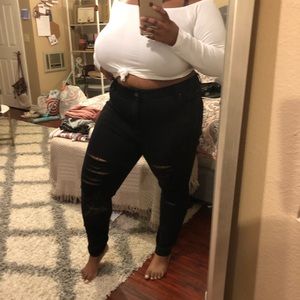 ASOS Curve Ridley Skinny Ankle Grazer Jeans